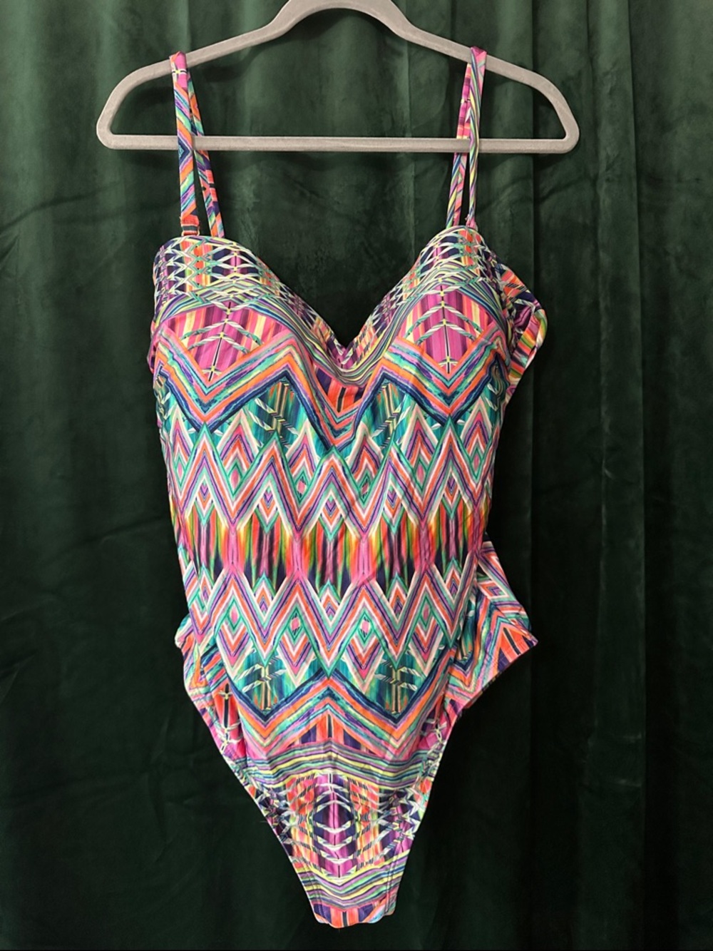 Colorful Geometric One-Piece Swimsuit